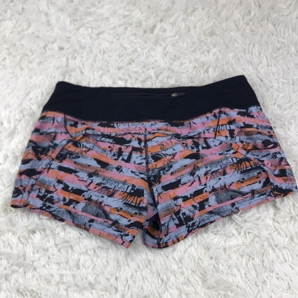 Lululemon Run Times Short II *4" Inversion Multi / Black - Picture 3 of 6